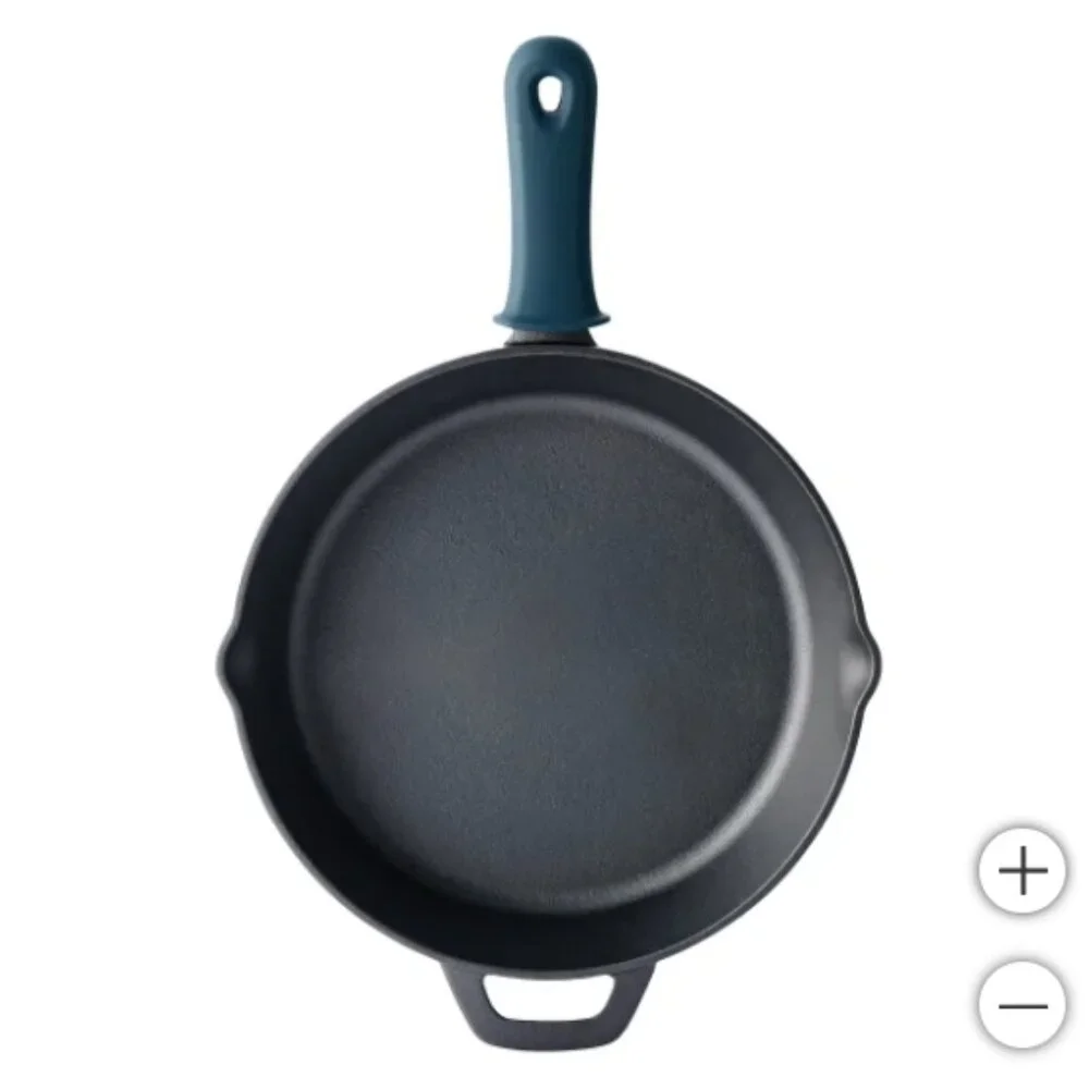 NEW Tramontina 2-Piece Pre-Seasoned Cast Iron Skillet Set 10